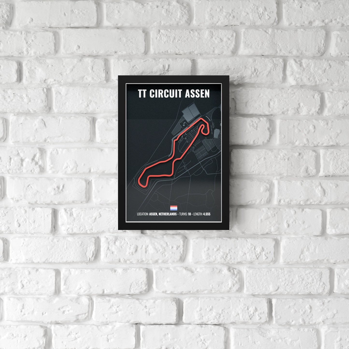 TT Circuit Assen 3D Poster