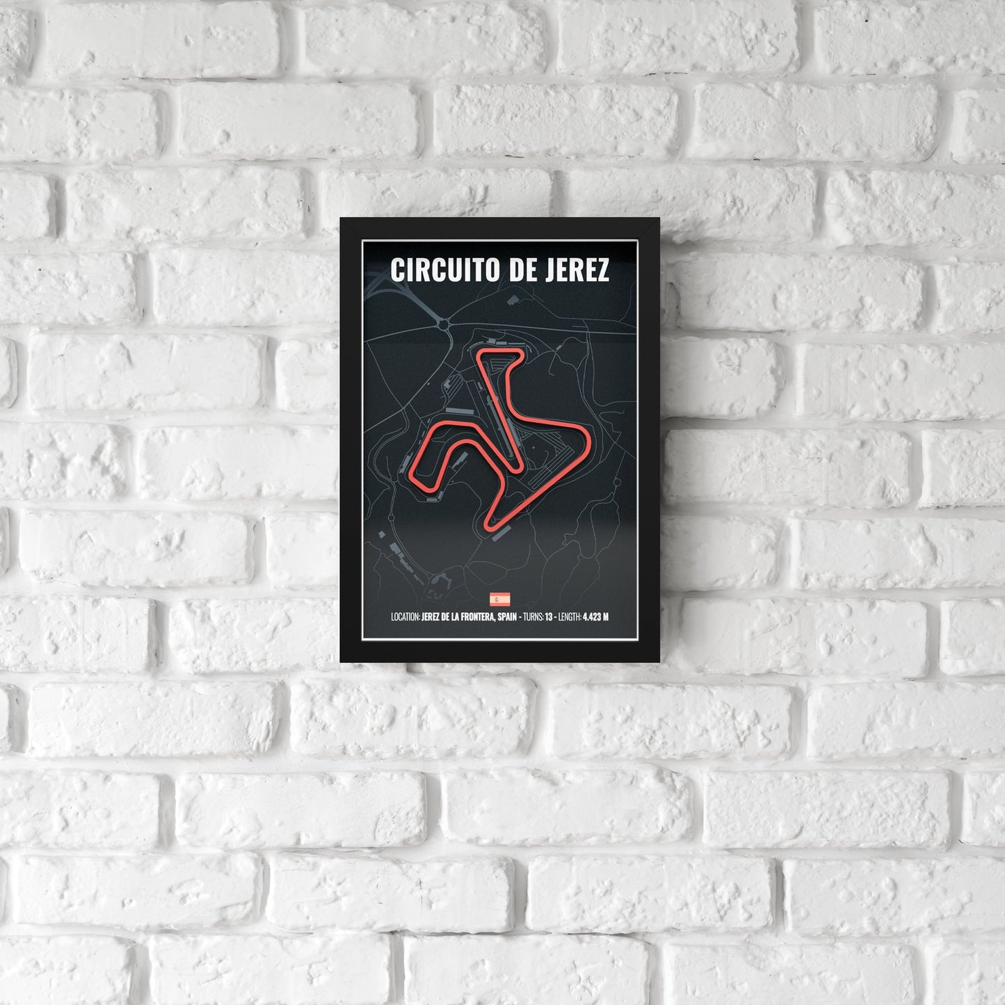 Circuito de Jerez 3D Poster