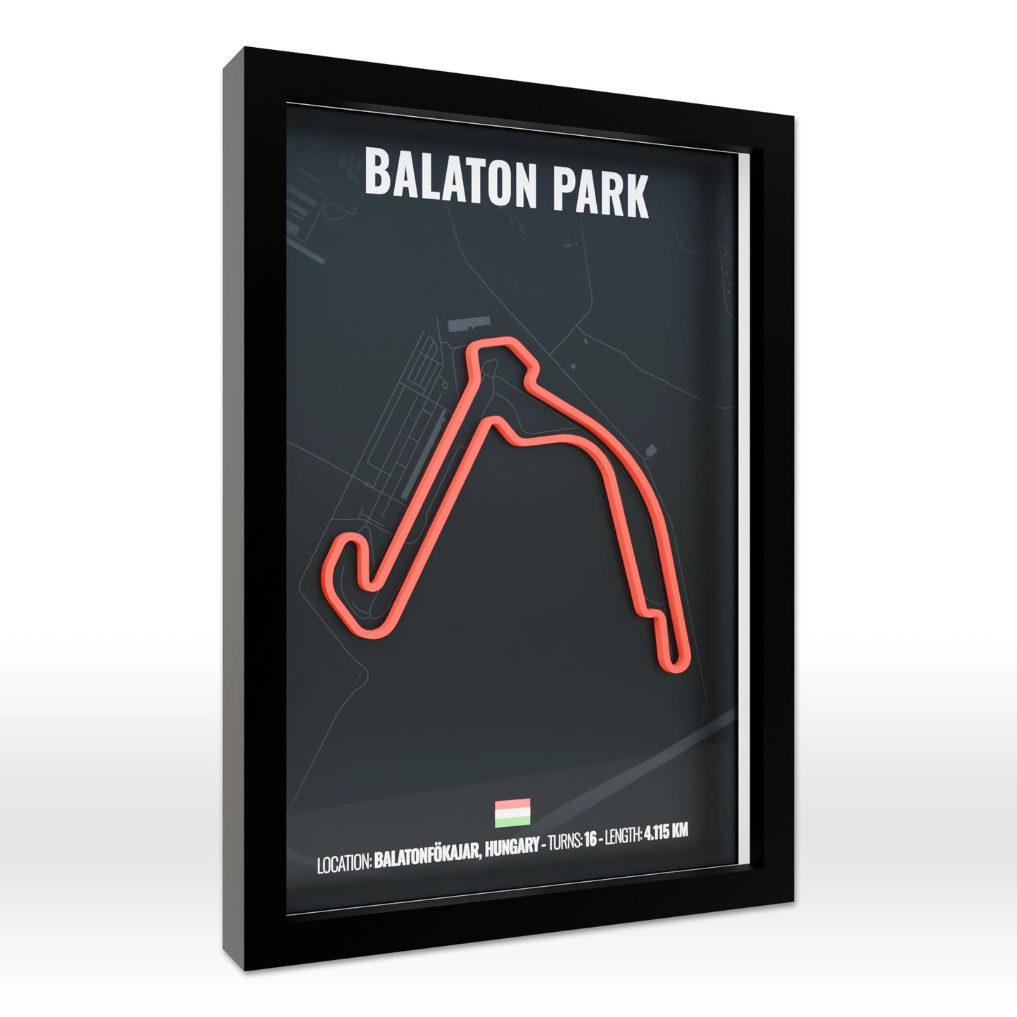 Balaton Park Circuit 3D Poster