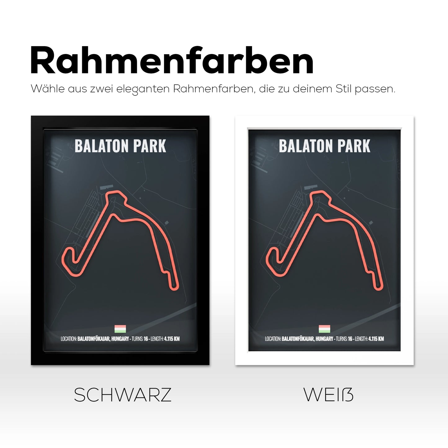 Balaton Park Circuit 3D Poster