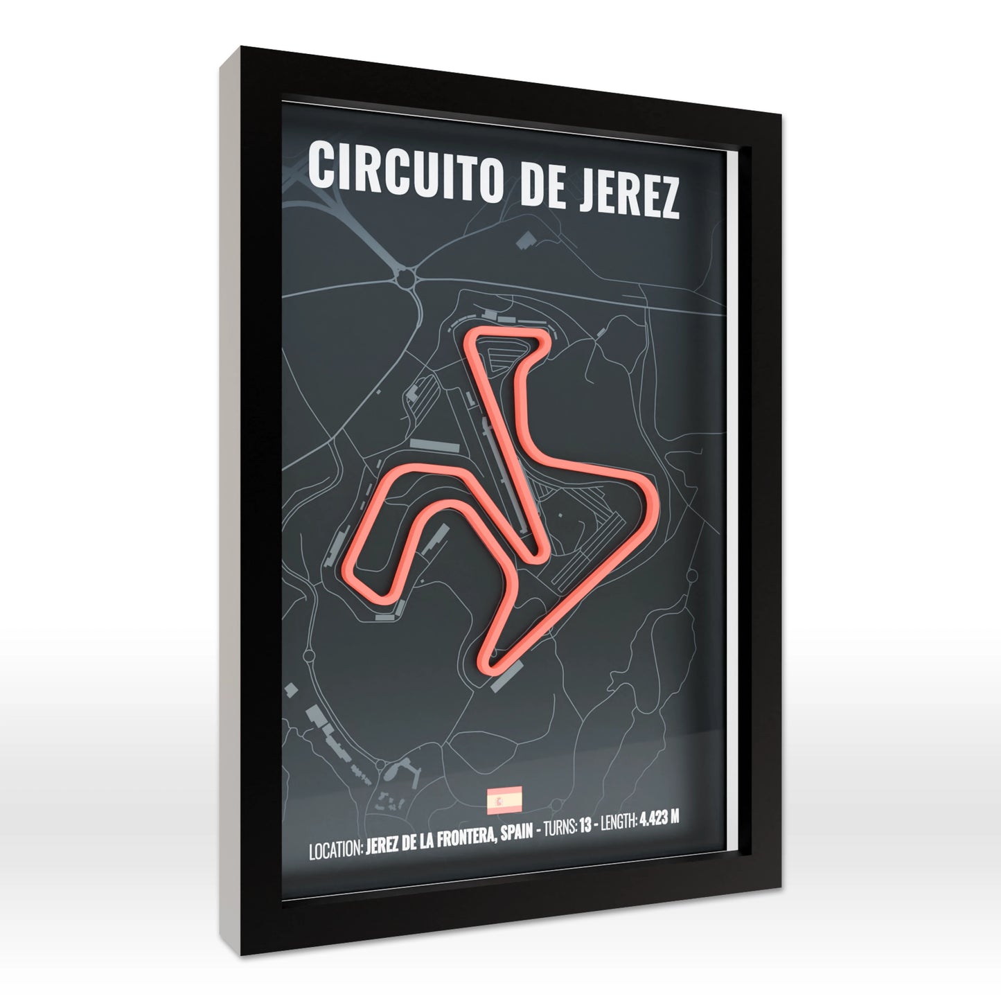 Circuito de Jerez 3D Poster
