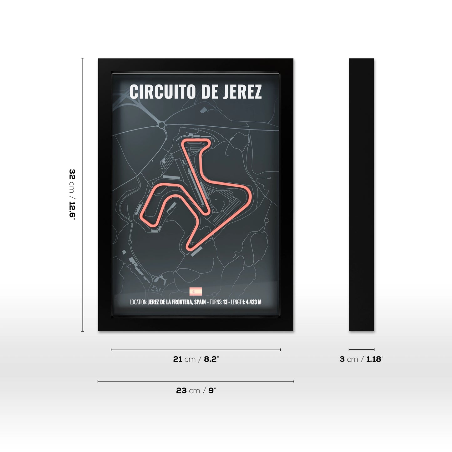Circuito de Jerez 3D Poster