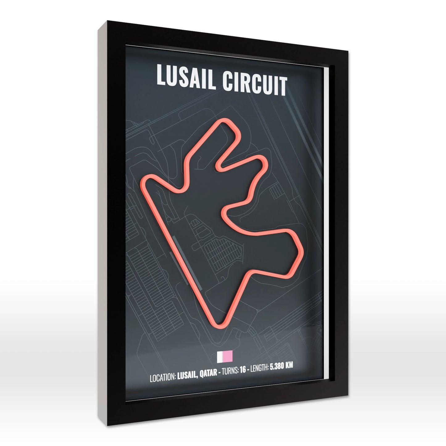 Lusail International Circuit 3D Poster