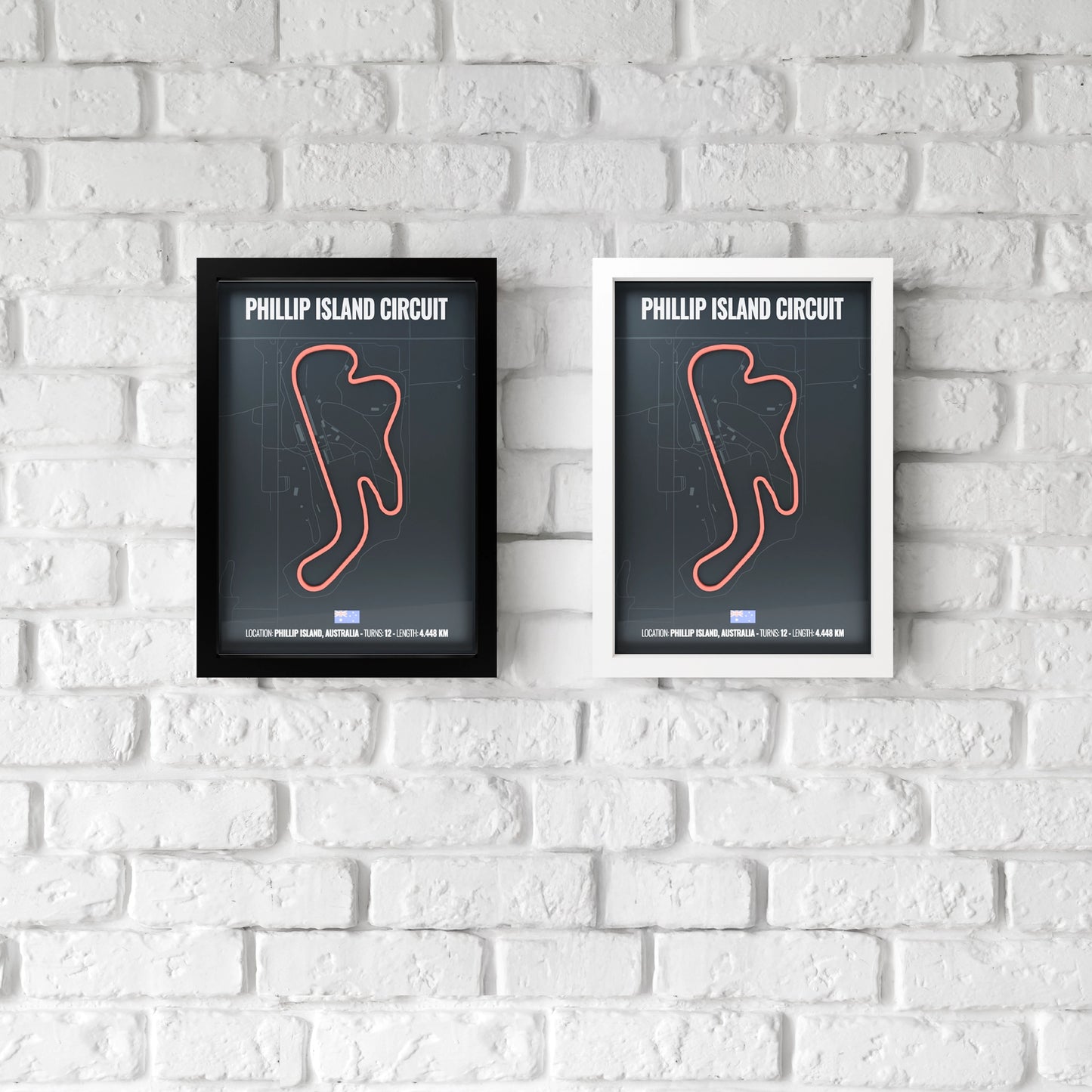 Phillip Island Circuit 3D Poster