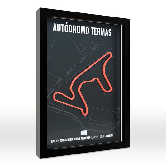 Autódromo Termas de Río Hondo 3D Poster