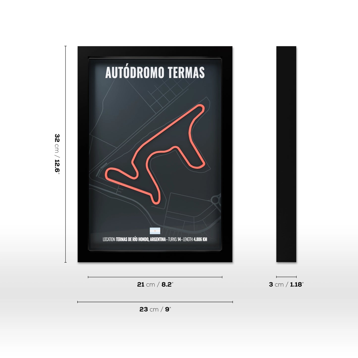 Autódromo Termas de Río Hondo 3D Poster