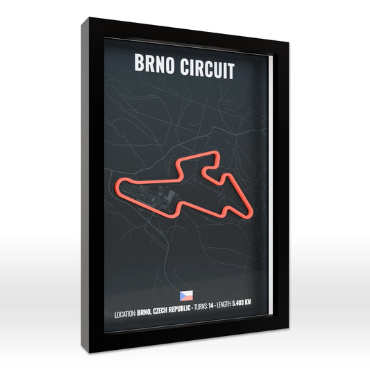 Brno Circuit 3D Poster