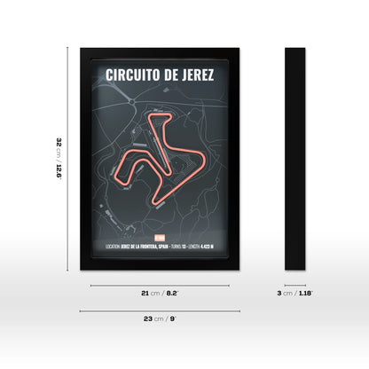 Circuito de Jerez 3D Poster