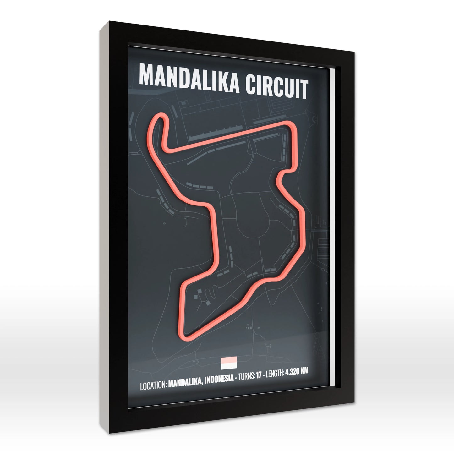 Mandalika International Street Circuit 3D Poster