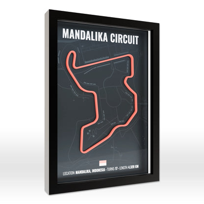 Mandalika International Street Circuit 3D Poster
