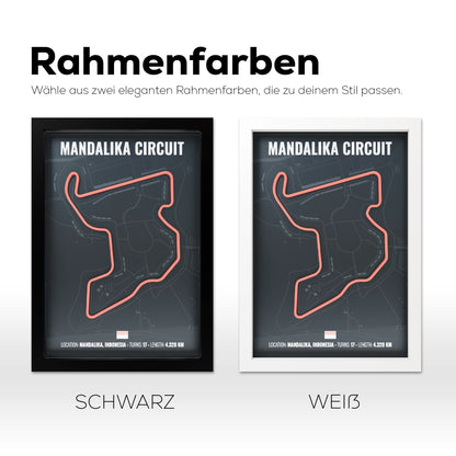 Mandalika International Street Circuit 3D Poster