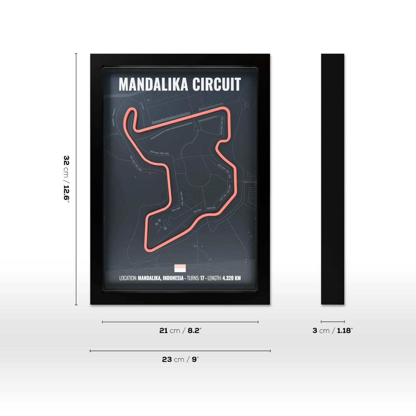 Mandalika International Street Circuit 3D Poster