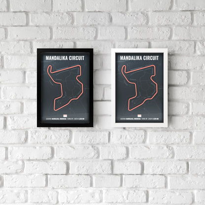 Mandalika International Street Circuit 3D Poster